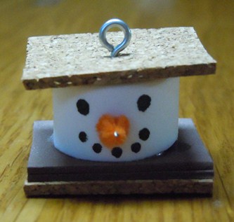 how to make a snowman ornament